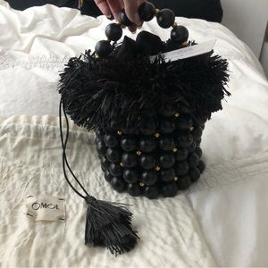 *NEW* OMOL Wooden + Raffia Bag